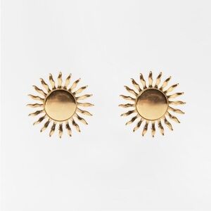 Zara Sun Gold Earrings